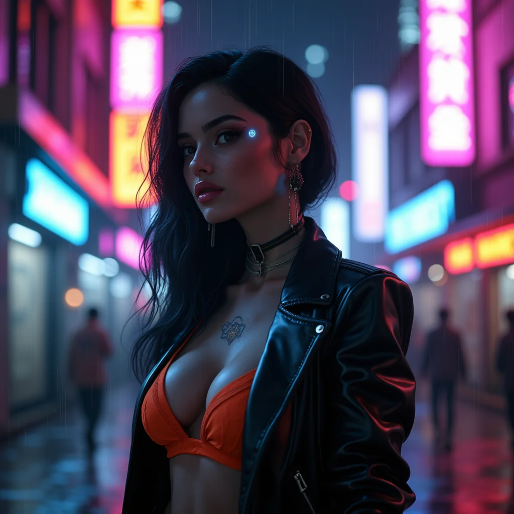 Cyberpunk portrait